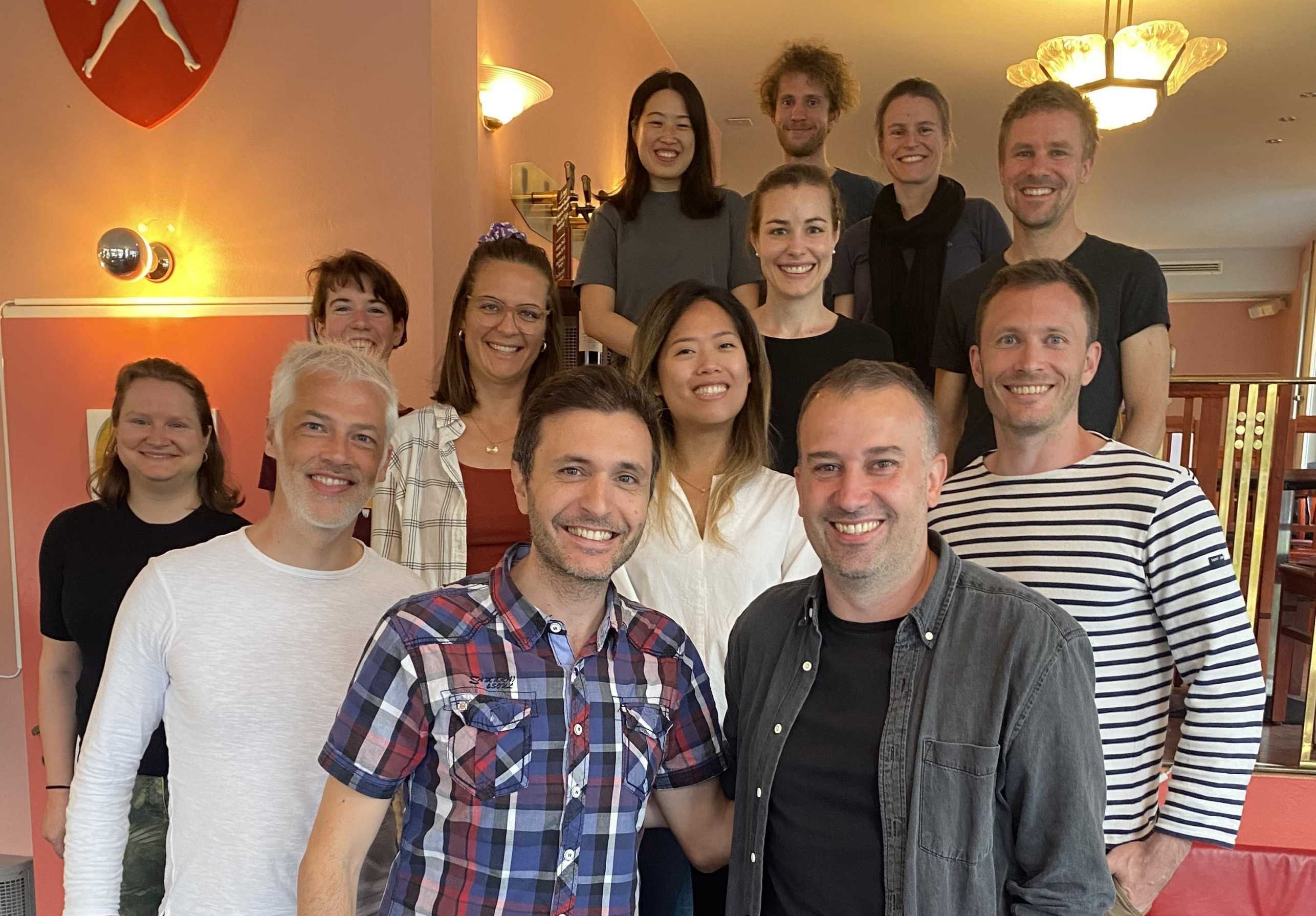 Enlarged view: <i>Atmospheric predictability group, Jan 2022:</i>&nbsp;from left to right, top row:&nbsp; Wolfgang Wicker,&nbsp; Daniela Domeisen, Emmanuele Russo ; second row: Romain Pilon, Andries de Vries, Maria Pyrina; third row:&nbsp; Rachel Wu,&nbsp; Annie Chang,&nbsp; Zheng Wu; fourth row: Jake Casselman,&nbsp; Hilla Afargan-Gerstman, Priyanka Yadav.